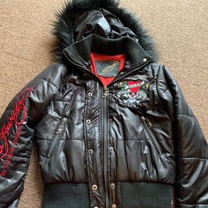 Ed hardy puffer jacket